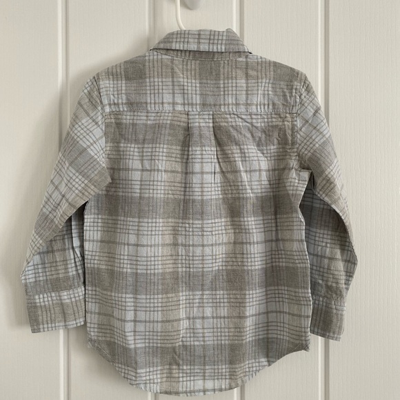 NWT babyGap Toddler Boys Plaid Shirt Gap Size 3 - Picture 4 of 5